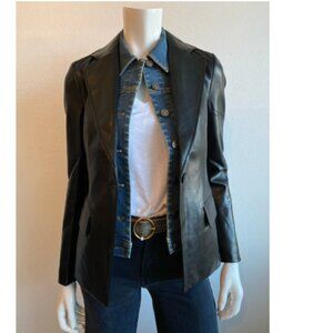 J.Society - Blazer with Detachable Denim - Black - Medium